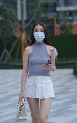 精选街拍作品 NO.0781 牛男街拍 迷人的百褶裙女孩 part3_丽丝库