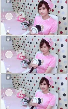 斗鱼菇菇-粉红护士制服0距离心跳声[05分16秒][133M]_丽丝库