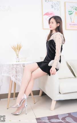 丝社SSA NO.270 君君丝袜体验师上身试穿水晶鞋_丽丝库