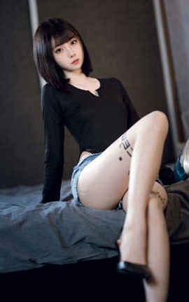 许岚LAN 纯欲牛仔短裤2_丽丝库