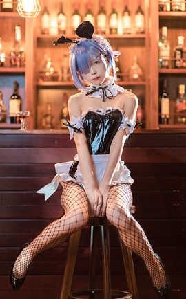 水淼aqua-蕾姆 兔女郎_丽丝库