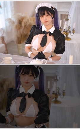 蜜汁猫裘 奶牛兔女仆V1[1920X1080 43秒]_丽丝库