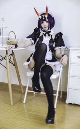 Shiroi_白井茶茶 酒吞童子女仆_丽丝库