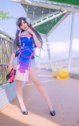 台湾网美 Wangmei 喬喬兒DVA旗袍#0290_丽丝库