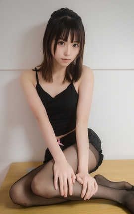 Kitaro绮太郎-黑丝套装_丽丝库