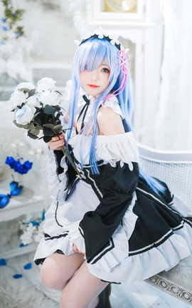 桜桃喵 长发蕾姆_丽丝库