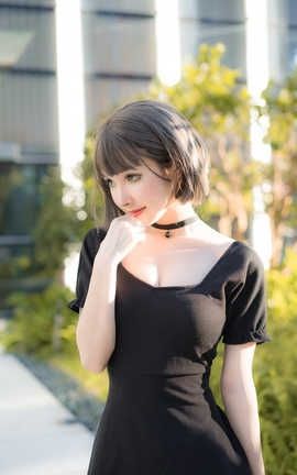 一千只猫薄禾-黑裙_丽丝库