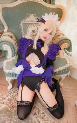 KaYa 萱 -  泳装阿尔托莉雅女仆_丽丝库