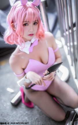 喵糖映画 TML.014 蕾姆粉红兔女郎_丽丝库