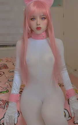 R18coser钛合金-连体白丝_丽丝库