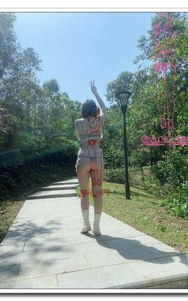 爱露出全站付费资源-原创区  春光明媚，公园小露_丽丝库