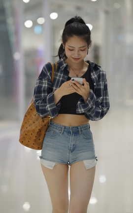 精选街拍作品 NO.1046 kaine模拍作品 爱笑的女孩 part3_丽丝库