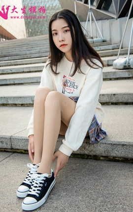 大生模拍 VOL.212 悦兮 纯白色_丽丝库