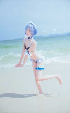 桜桃喵-蕾姆水着_丽丝库