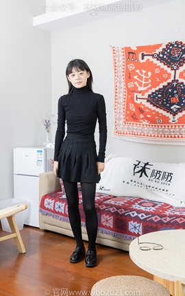 袜啵啵BoBoSocks NO.466 糯米-皮鞋、厚黑丝_丽丝库