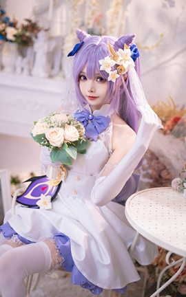 艾西Aiwest 刻晴花嫁_丽丝库