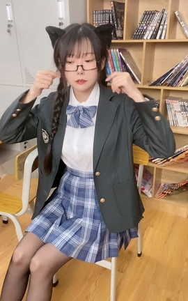 香草喵露露 - 小鹿乱撞JK制服（正片）#1[1080X1440][3分53秒]_丽丝库