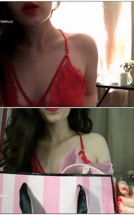 红唇阿姨-ASMR (Sneak Peek) Victoria's Secret Haul[1280X720][4分58秒]_丽丝库