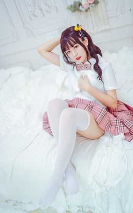 lovely呆玄 过膝白丝_丽丝库