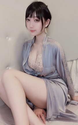 周叽是可爱兔兔 今夕何夕睡袍& 旗袍索尼子_丽丝库