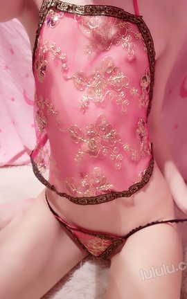 软萌萝莉小仙-上下開口蕾絲裝_丽丝库