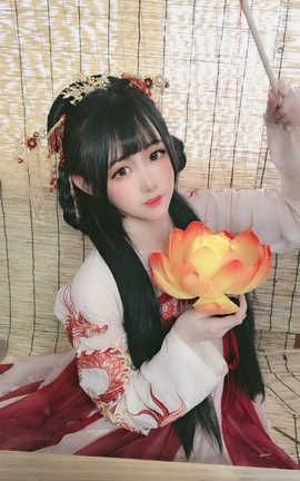 Miko酱ww-汉服 红_丽丝库