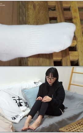 袜啵啵BoBoSocks NO.061 稚予-短靴白棉袜裸足[1920X1080][]_丽丝库