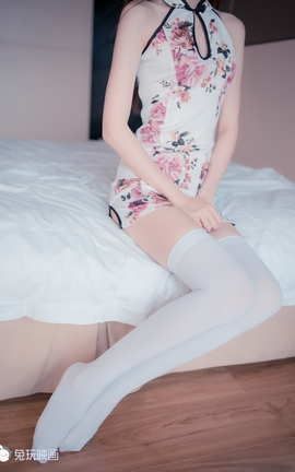 兔玩映画 B91.004 旗袍白丝袜_丽丝库