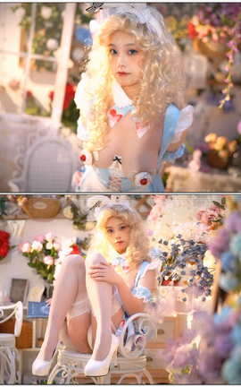 蜜汁猫裘 爱丽丝梦游仙境 兔子先生V2[1280X720 54秒]_丽丝库