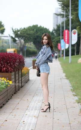 精选街拍作品 NO.0069 热裤凉高牛仔美女图集 part1_丽丝库