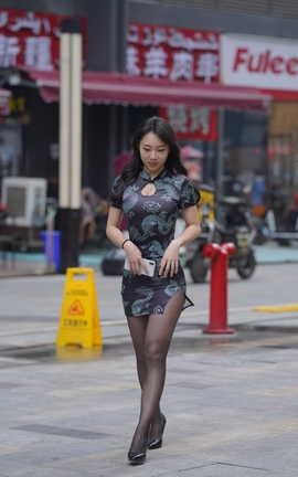 精选街拍作品 NO.0746 牛男街拍 魅力黑丝 part2_丽丝库