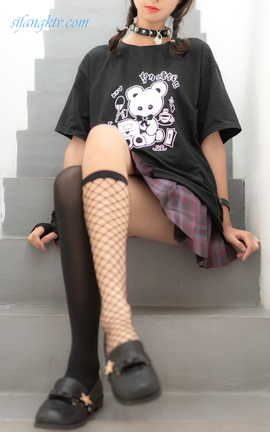 西瓜少女-JK双拼袜_丽丝库