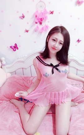 兜兜飞-粉色透视水手服&粉色透视睡衣_丽丝库