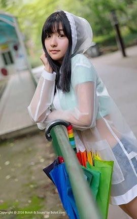 激萌文化Kimoe No.021 周闻 雨后漫步_丽丝库