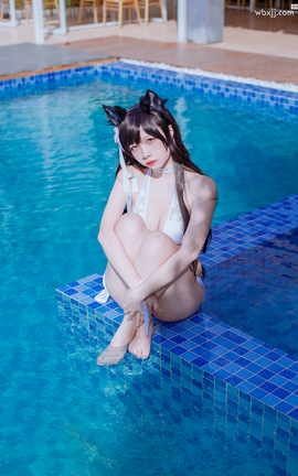 二佐Nisa - 碧蓝爱宕泳装_丽丝库