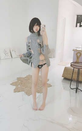 二佐Nisa-洞洞毛衣_丽丝库