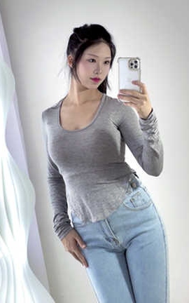 抖娘-利世 牛仔裤_丽丝库