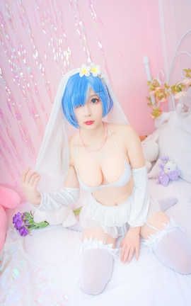 小酥酱(w黑米粥w)-NO.008 蕾姆婚纱_丽丝库