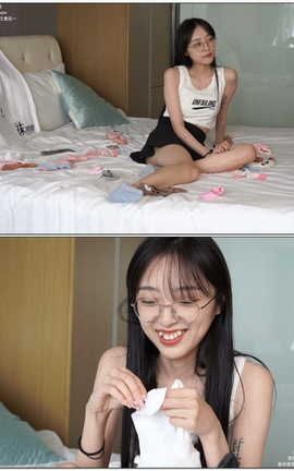 袜啵啵BoBoSocks NO.127 稚予-麦昆板鞋两双自然穿旧棉袜裸足[1920X1080][]_丽丝库