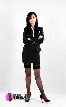 上海炫彩丝袜写真 No.070  兰兰_OL制服_01