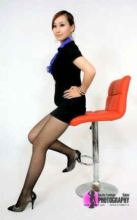 上海炫彩丝袜写真 No.285  ELAN_黑丝OL_01_丽丝库