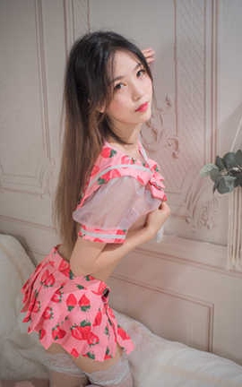 抖娘-利世 草莓JK_丽丝库