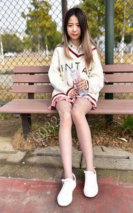 大生模拍 No.060 豆豆 灰丝学妹_丽丝库