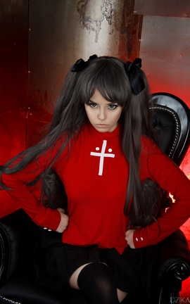 Disharmonica-Cosplay Tohsaka Rin_丽丝库