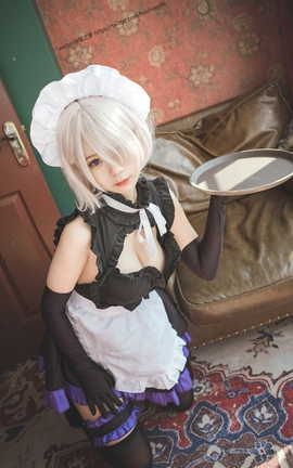 精美萝莉丝袜写真 轻兰映画 Grand.020 半度度度喵 黑丝女仆_丽丝库