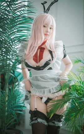 韩国Bambi DJAWA Sheer Bunny Maid_丽丝库