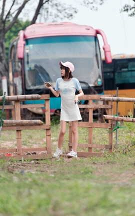 精选街拍作品 NO.1010 御风街拍作品 肉丝蛋蛋的巴士营地郊游记 part1_丽丝库