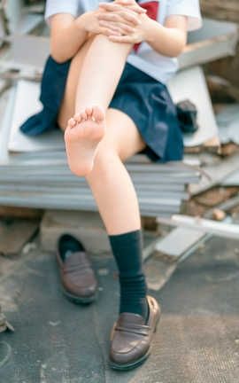 蠢沫沫 蠢沫沫 NO.035 天台JK_丽丝库