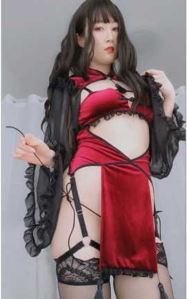 白银81-红丝绒旗袍#2[1080X1920][18秒]_丽丝库