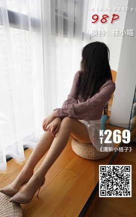 袜小喵KittyWawa KT269 《清新小格子》_丽丝库